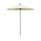 California Umbrella 7.5' Black Aluminum Market Patio Umbrella, Sunbrella Natural 194061334287 - alternate 1